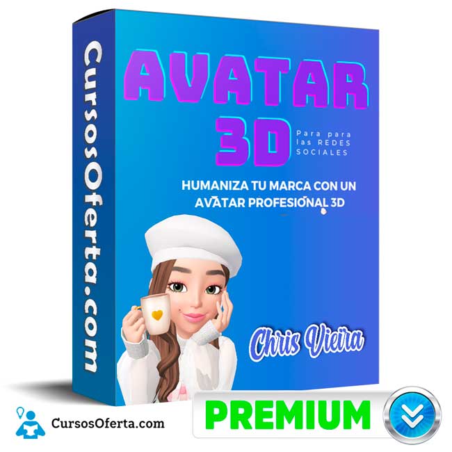 Avatar 3D para Redes Sociales – Chris Vieira