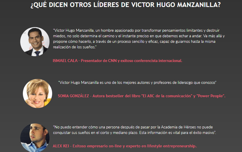 Curso Academia de Héroes – Victor Hugo Manzanilla Curso Academia de Héroes – Victor Hugo Manzanilla