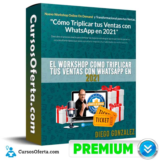 Curso El WORKSHOP Cómo Triplicar Tus Ventas Con WhatsApp En 2021 – Diego Gonzalez