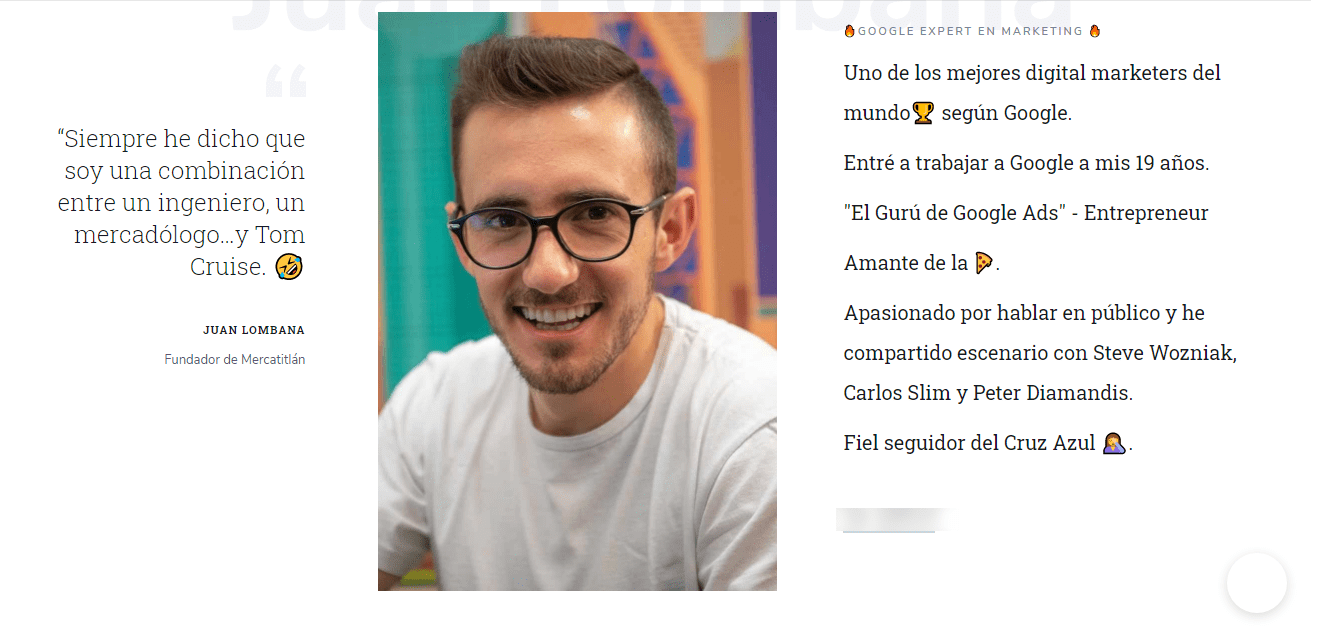 Curso en línea de Google Ads Avanzado Búsqueda Juan Lombana