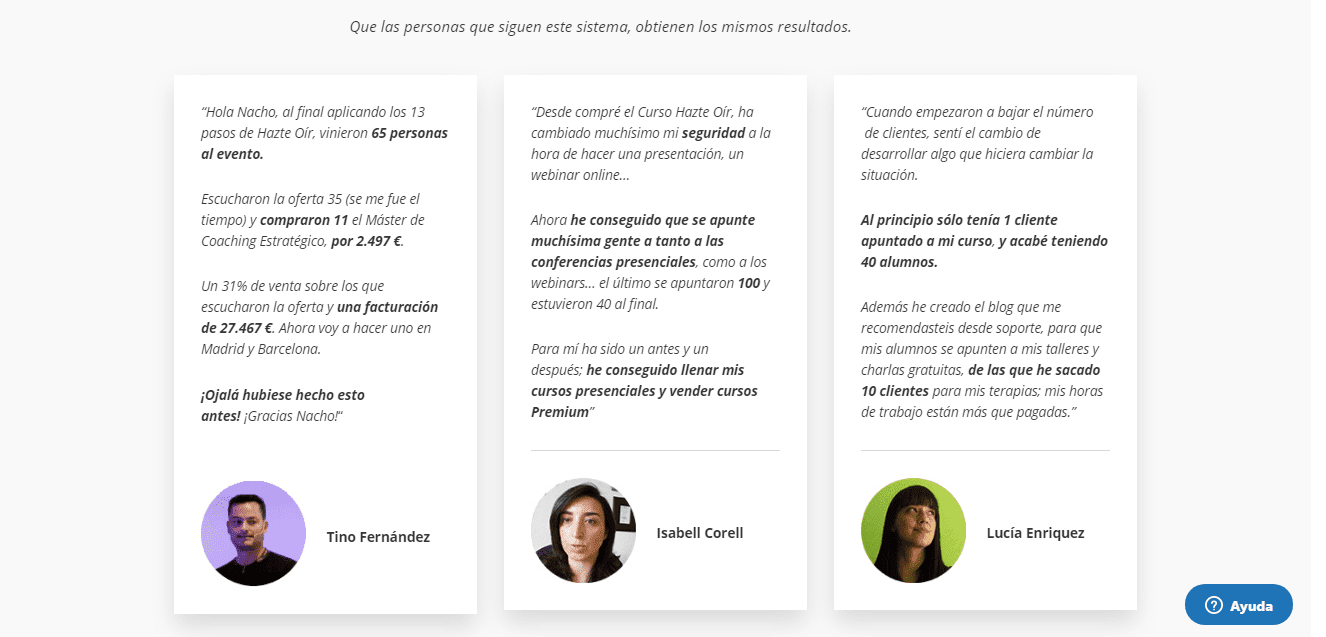 Curso Hazte Oír – Nacho Muñoz