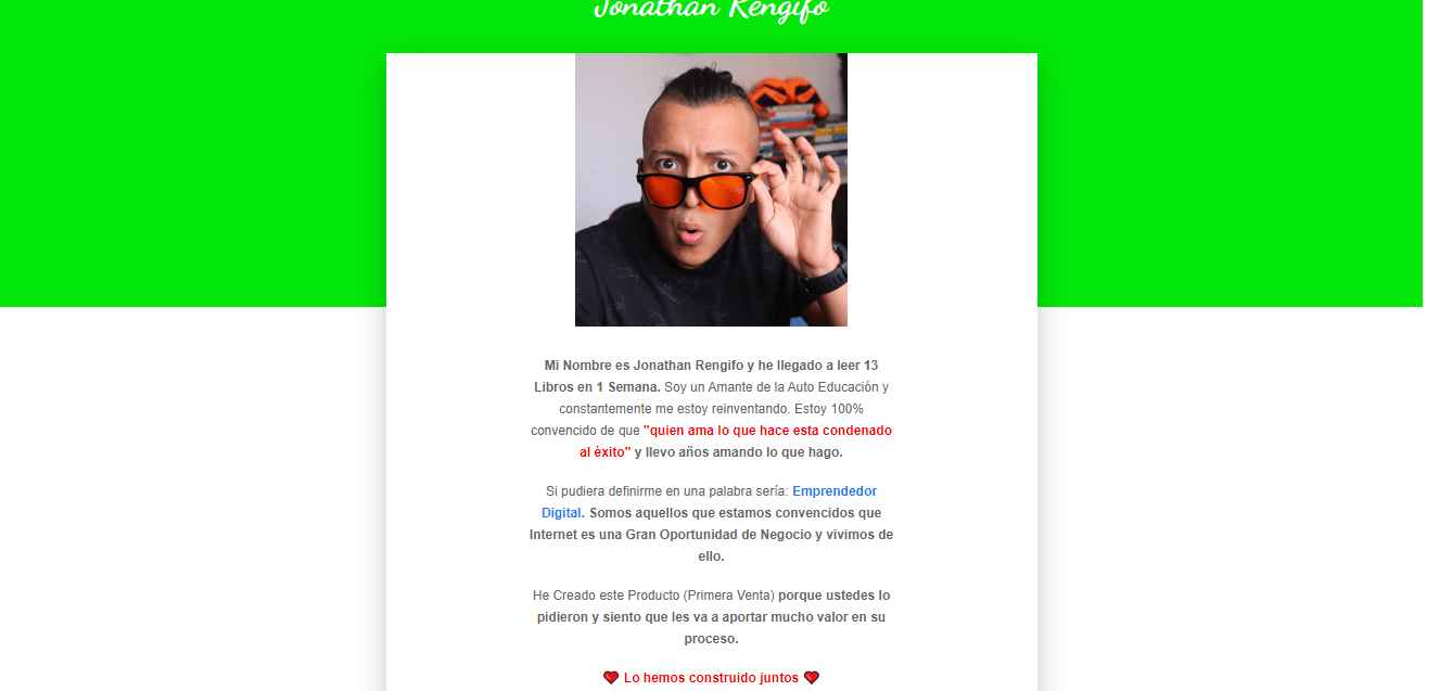 Curso Primera Venta con Marketing de Afiliados Jonathan Rengifo