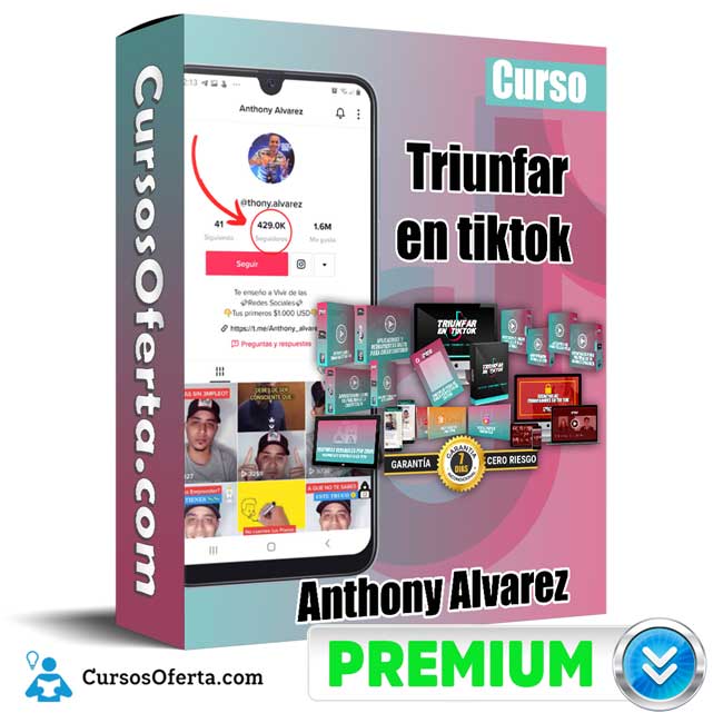 Curso triunfar en tiktok – Anthony Alvarez