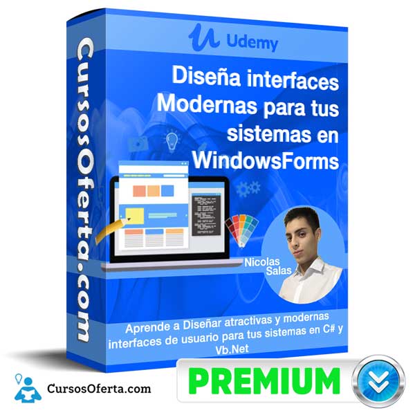Diseña interfaces Modernas para tus sistemas en WindowsForms – Nicolas Salas