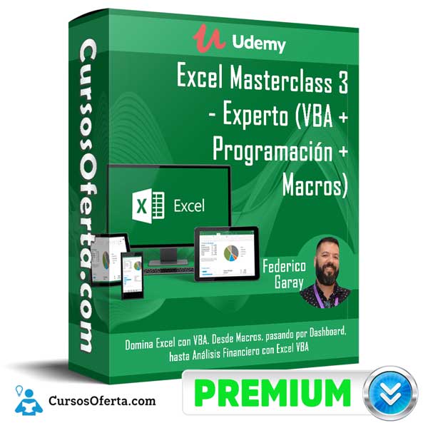 Excel Masterclass 3 – Experto (VBA + Programación + Macros) 3 Excel Masterclass 3 – Experto (VBA + Programación + Macros)